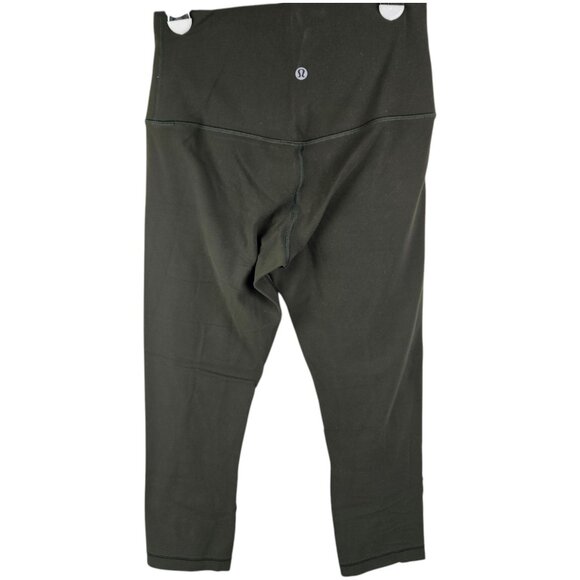 Lululemon Olive Green Align Cropped Leggings Size 6 - Picture 4 of 8